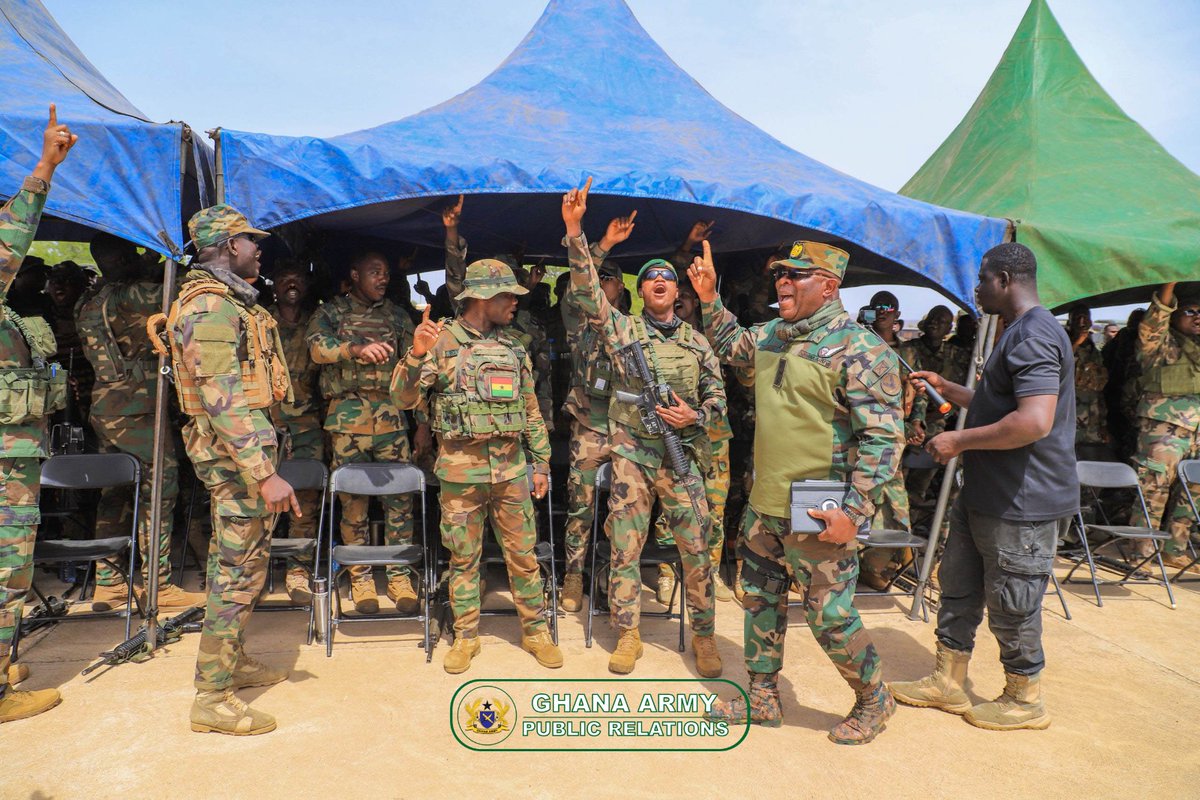 gharmyofficial's tweet photo. EXERCISE STORM SHIELD 2026 has commenced with an opening ceremony on Tuesday 12 May 2026, at the Joint Task Force Headquarters, Bazua, in the Upper East Region of Ghana.

https://t.co/ciMZ1dzx6w

By LAC Botsio Collins
Pictures by Sgt Hormeku Setsoafia and Cpl Boateng Darlington https://t.co/YjHYInaCh0