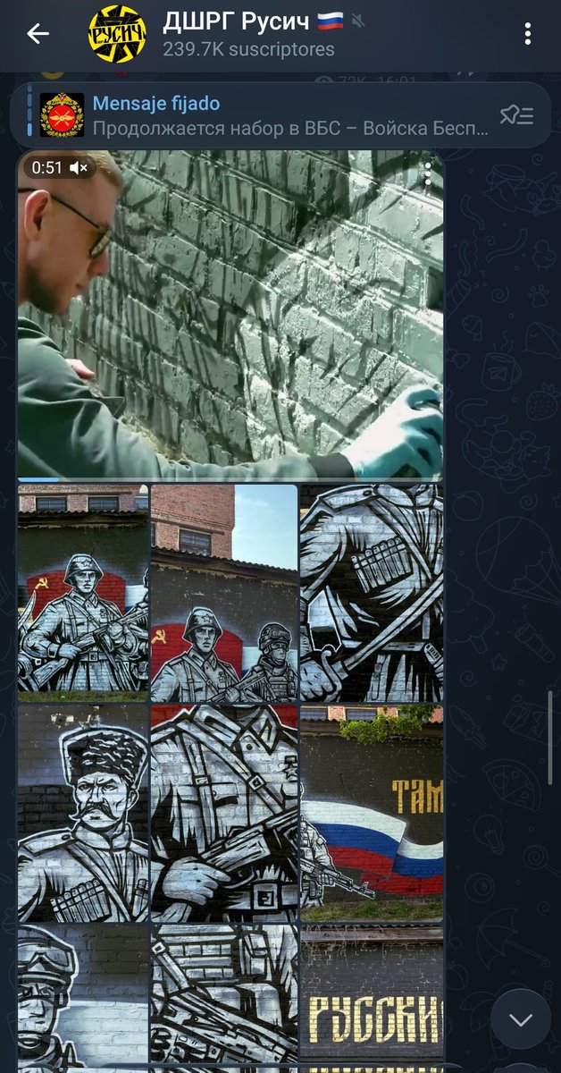 Gareva01's tweet photo. Los murales que hacen los de Rusich. https://t.co/Pfr8oIcLe2