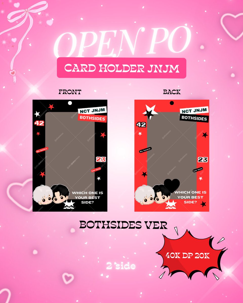 Afoxiewoo's tweet photo. Open PO card holder NCT JNJM

harga : 40k dp 20k
form pemesanan : https://t.co/M1FNx1Zm2j
close : TBA

tag. cahol nct jaemin jeno JNJM nct dream nct wish https://t.co/xZJUeoo2Ik