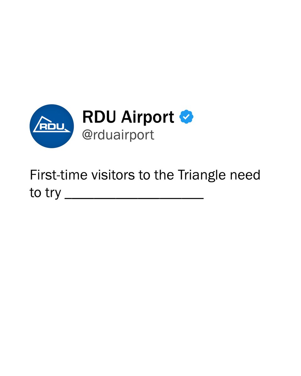 RDU Airport tweet media