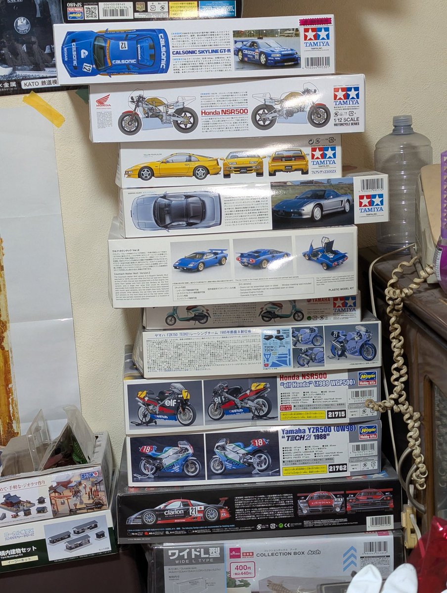 【未組】プラモデル　まとめ売り 未開封のプラモデル達！！ やる気出たら作ろうかな！笑