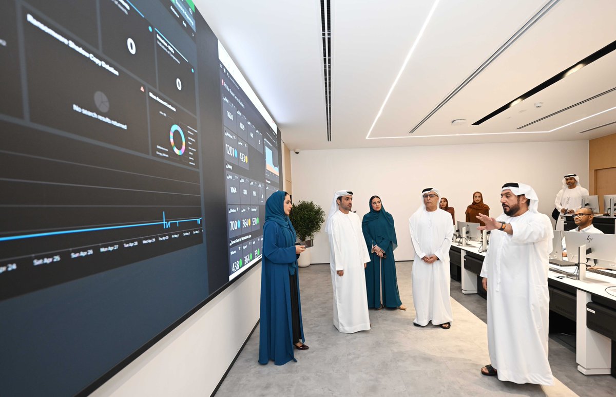 DXBMediaOffice's tweet photo. Mattar Al Tayer, Director General, Chairman of the Board of Executive Directors of the Roads and Transport Authority (RTA) visits the Technology Operation Control Centre (TOCC), an integrated hub for managing and monitoring RTA’s technical services and systems. The centre is designed to ensure business continuity and enhance operational efficiency in line with the highest standards of availability, quality and technical readiness.