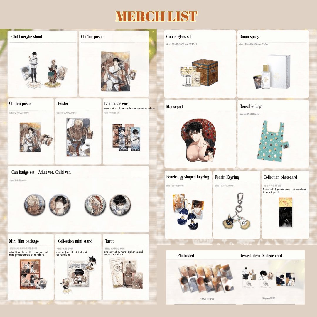 Blossoms of the White Night new Lebom merch release ! 📌To order