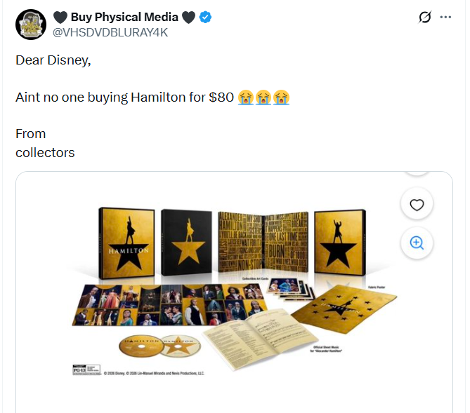TheDiscFather's tweet photo. Physical media collectors are not the target for this set dip shit.

#ScoopConfirmed https://t.co/kW9tMbnC5G