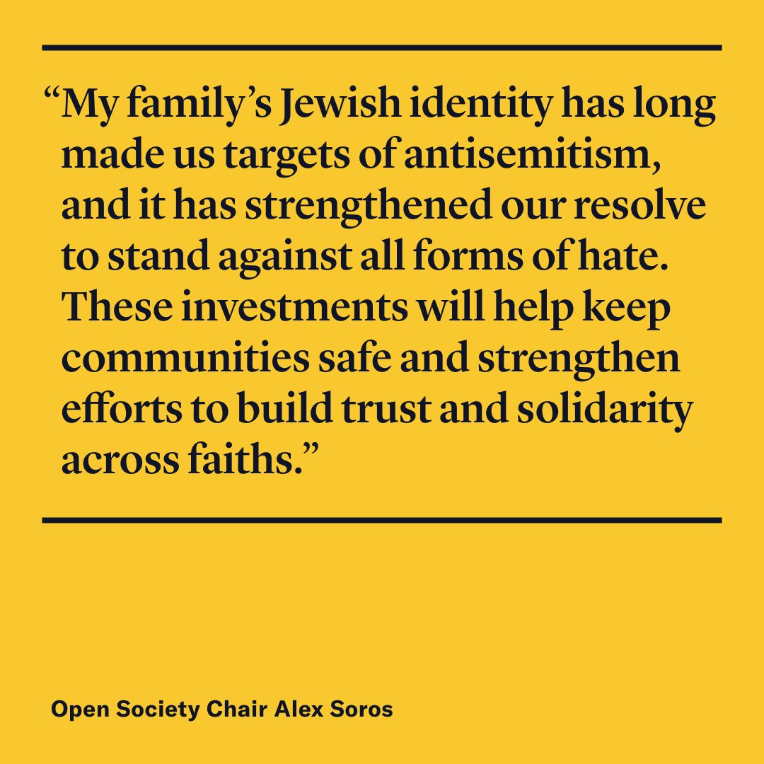 Open Society Foundations tweet media