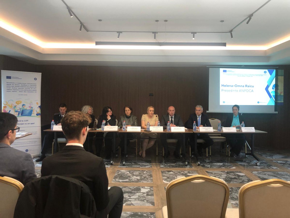 anpdca's tweet photo. We are in Brașov for a landmark moment: the modernization of the 119 National Unique Number. We are transitioning from a simple voice call to a modern digital ecosystem, adapted to the needs of today's generation. #NAPCRA #SISTEMNEXTGENERATION119 https://t.co/o5ZCBSL484