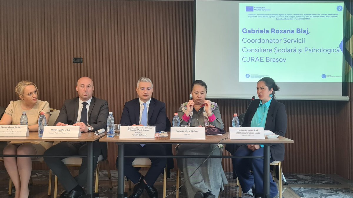 anpdca's tweet photo. We are in Brașov for a landmark moment: the modernization of the 119 National Unique Number. We are transitioning from a simple voice call to a modern digital ecosystem, adapted to the needs of today's generation. #NAPCRA #SISTEMNEXTGENERATION119 https://t.co/o5ZCBSL484
