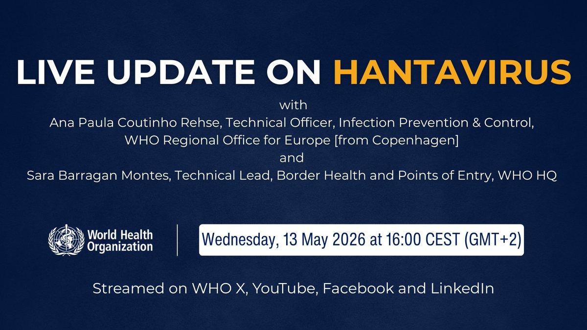 World Health Organization (WHO) tweet media