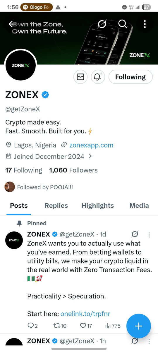 Joshua64393121's tweet photo. @PoojaMedia @getZoneX Thank you sir 🙏🏽 🔥😊

7066970526
Moniepoint https://t.co/Z7lFblNrTv