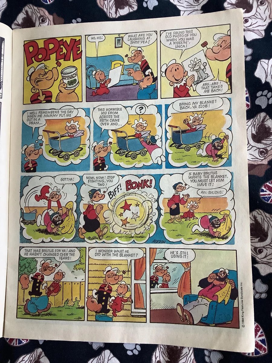 WatsonsVintage's tweet photo. NEW LISTING - VERY RARE Vintage 10 February 1984 ‘TV Comic' Comic Strip Stories The A-Team, Popeye, Laurel & Hardy, Bugs Bunny ... - Fun Birth Year Gift https://t.co/9tds6Cy8NZ via @Etsy #VintageComics #TVComic #1980s #80snostalgia #ThePinkPanther #BugsBunny #Droopy #TheATeam https://t.co/JomR9O3lmh