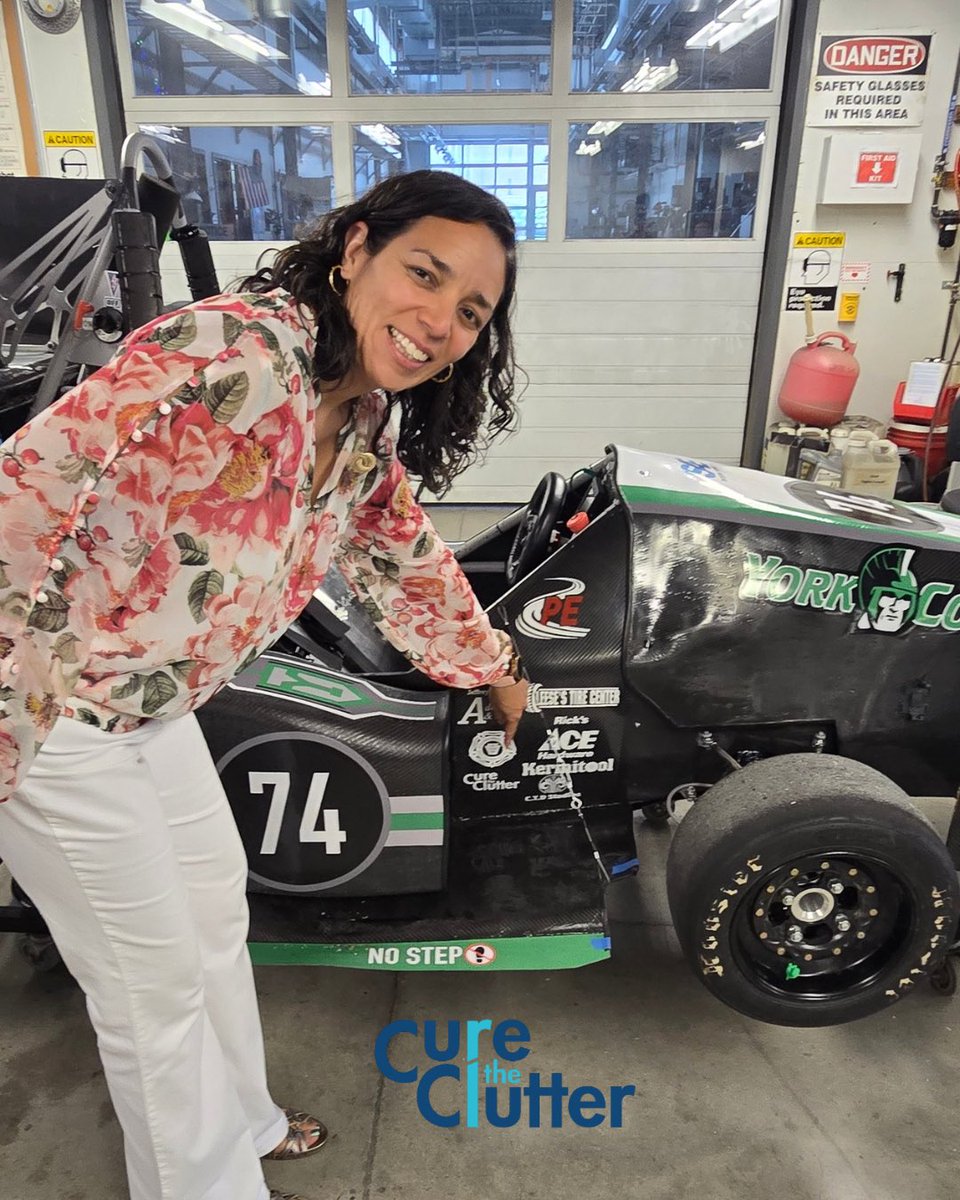 CuretheClutter's tweet photo. 🏁Proud moment as a mama and business owner.

We love supporting teams that know success starts with organization, precision, and teamwork. Honored to sponsor the York College of Pennsylvania Formula Team as they turn parts into speed! 

Good luck team as you race this weekend!🏎️ https://t.co/t9sZMCNIIz