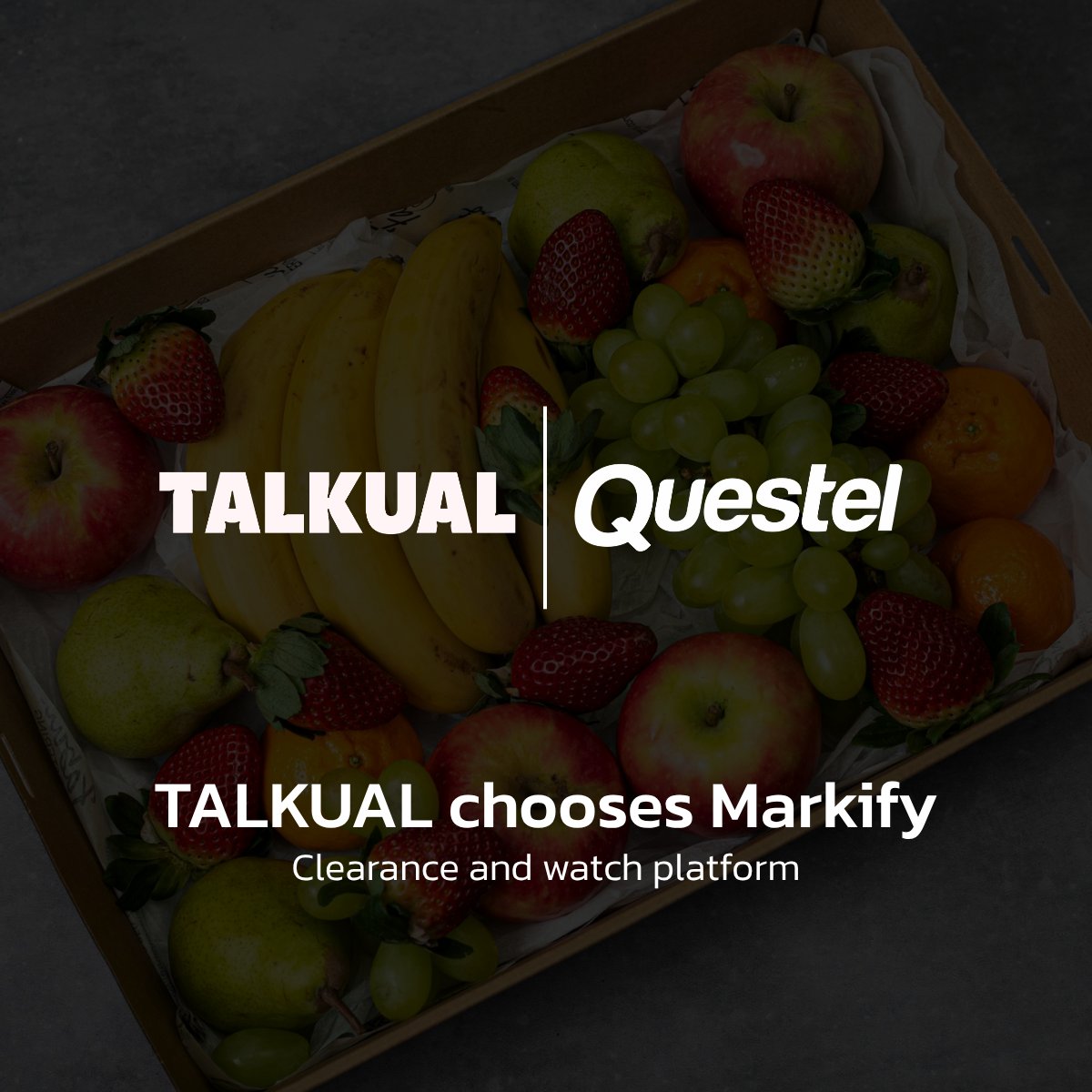 Questel_Group's tweet photo. We’re pleased to welcome @talkualfoods as a new client of @Markify Watch 🎉

We’re proud to support purpose-driven companies in protecting what makes them unique.

Access the complete press release 👉 https://t.co/XYO8ApCEza https://t.co/30IrUrTDMp