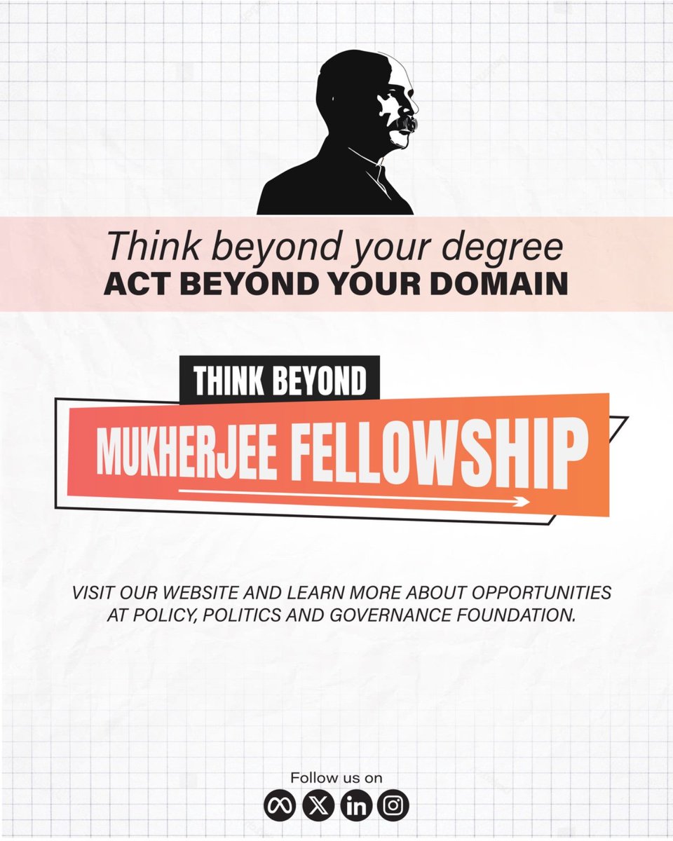 PPGF_Mukherjee's tweet photo. Know more about Nikhil's journey from Engineering classrooms to Policy frameworks.
Visit https://t.co/boVOuqVb91 to learn more about The Mukherjee Fellowship.
#MukherjeeFellowship #ThinkBeyond #PPGF #PolicyPoliticsAndGovernance #MukherjeeFellows #FellowStories #RealStories https://t.co/nPJQYOdasT