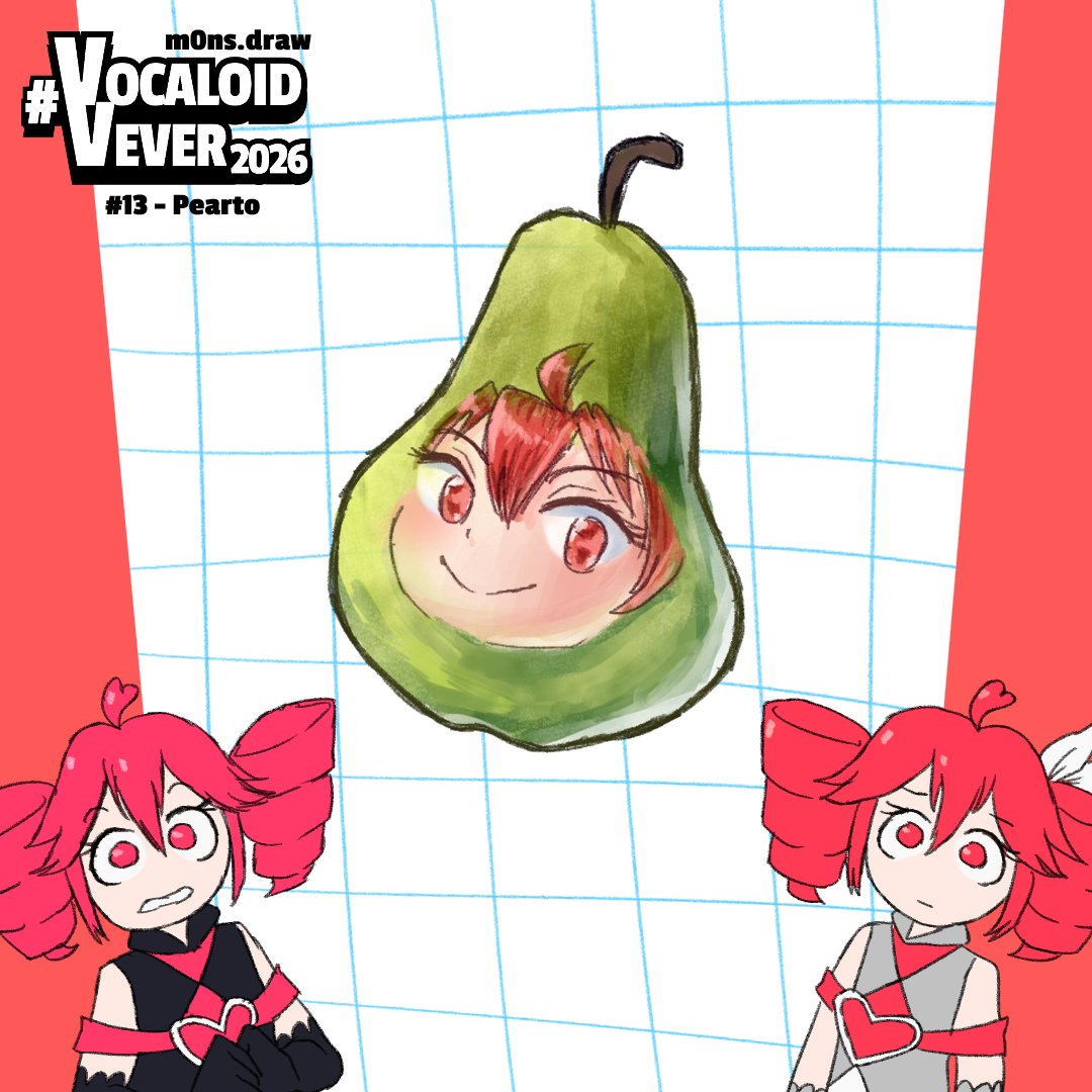 M0NS16's tweet photo. VocaloidVever 2026 #13 - Pearto
- Found in Character T!!
#vocaloidvever2026 #characterT @atena_fumei https://t.co/xQG5W1YVp5