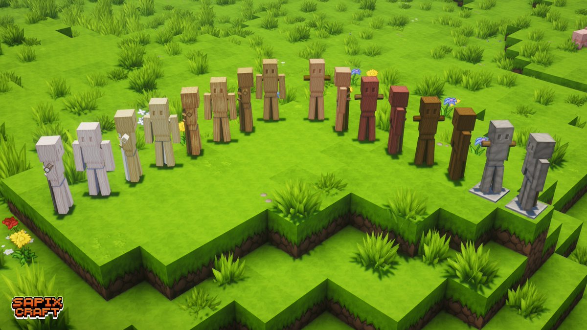 Sapix_'s tweet photo. You can now get some Fancy Stands from straight from @CurseForge! 

> https://t.co/o1baJ4H5v9

#resourcepack #minecraft https://t.co/xXYgvlhBz1