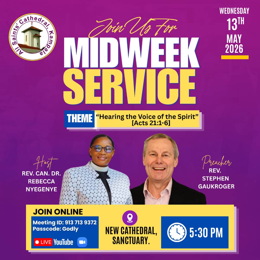 allsaintskla's tweet photo. Join us for Mid-Week Service physically at the cathedral on Wednesday, 13th May 2026 at 5:30pm. Come with a friend !!
#ASCKMidWeekService #Prayer #ASCKChurchOnline https://t.co/qGU0YFvwNG