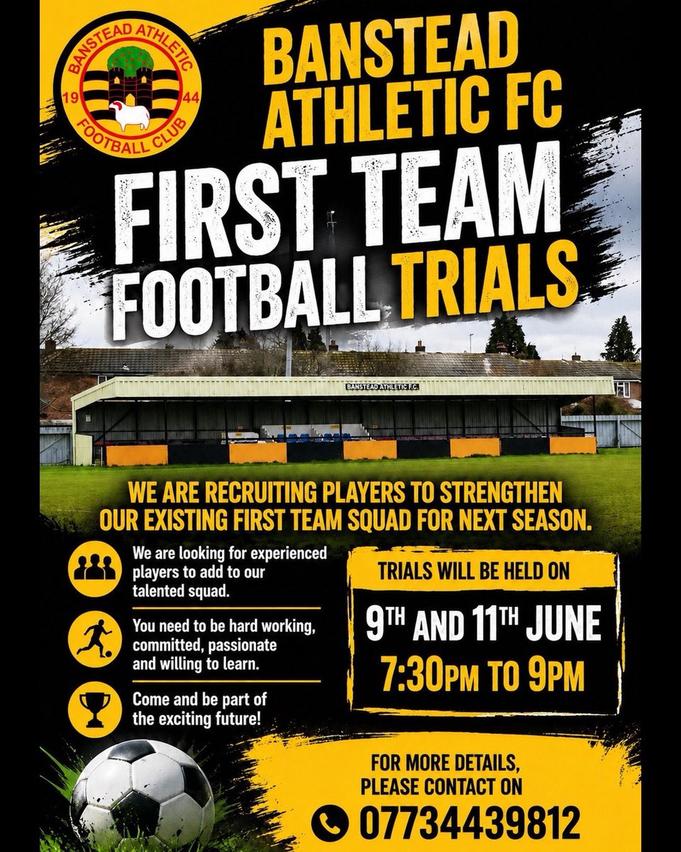 Banstead Athletic FC tweet media