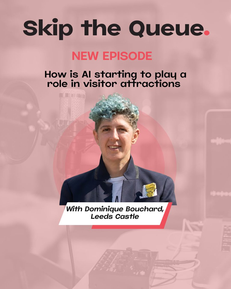 skip_the_queue's tweet photo. We explore how artificial intelligence is reshaping the way heritage stories are told and experienced.

Joining Andy is Dominique Bouchard, Heritage &amp; Engagement Director @leedscastleuk  and soon-to-be Creative Director at @shakespearebtrust

Listen!
https://t.co/l8QnWNqf3i https://t.co/Z9tj2Gx5DS