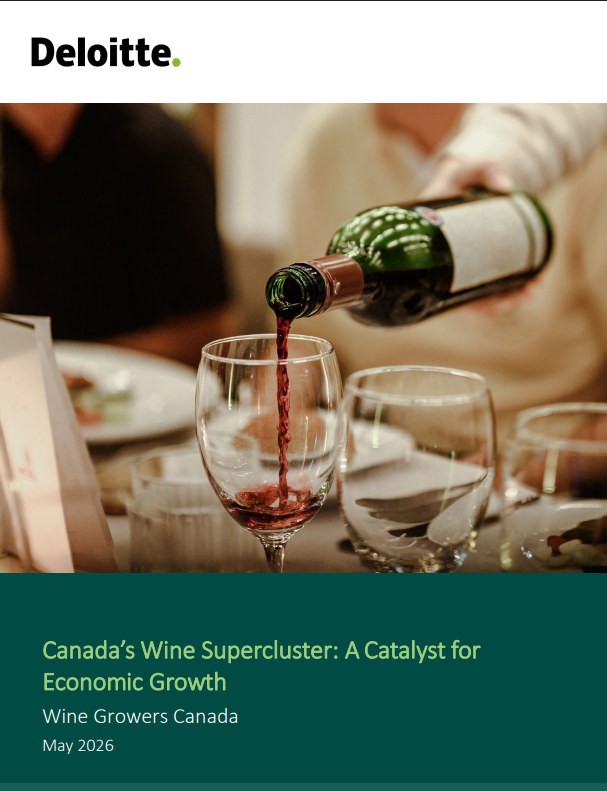 WineGrowersCA's tweet photo. New Deloitte white paper: Canada’s wine supercluster contributes $10.1B to GDP and supports nearly 100,000 jobs annually across 6 provinces.

Fewer internal trade barriers and strategic policy support could increase economic growth by $4B. 
Get the report https://t.co/jJYHlreeFv https://t.co/GhPp5baikl