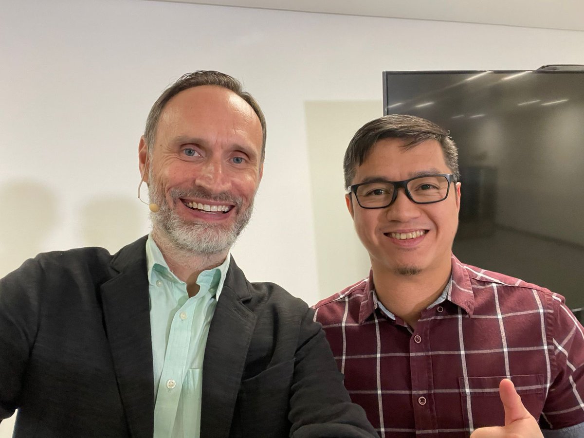 davefurman's tweet photo. I had the joy of teaching our Gulf Theological Seminary church planting class this week alongside Pastor Allen Mandap. Allen is a GTS graduate and now the lead pastor of Providence Church of Dubai. I'm so thankful for all that God has done in this new church, which launched in January!