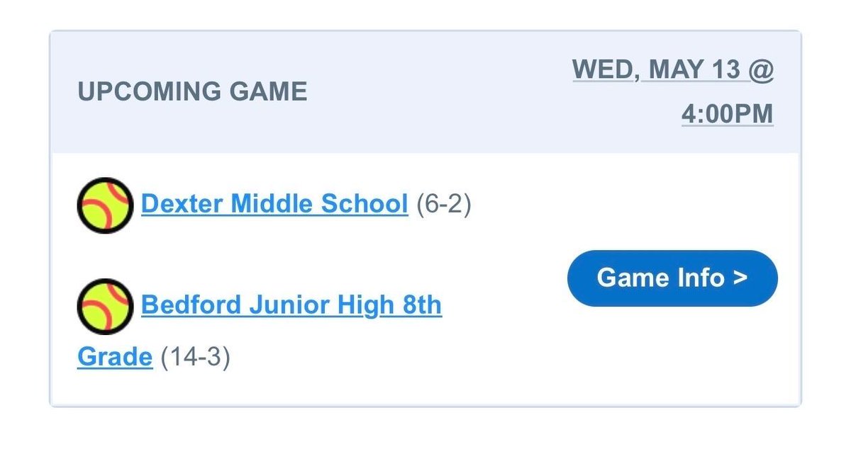 DreadSoftball's tweet photo. Dexter Middle School Hitters Gearing Up To Face Bedford Junior High 8th Grade today. Check them out on GC. https://t.co/nRN0rgx09h