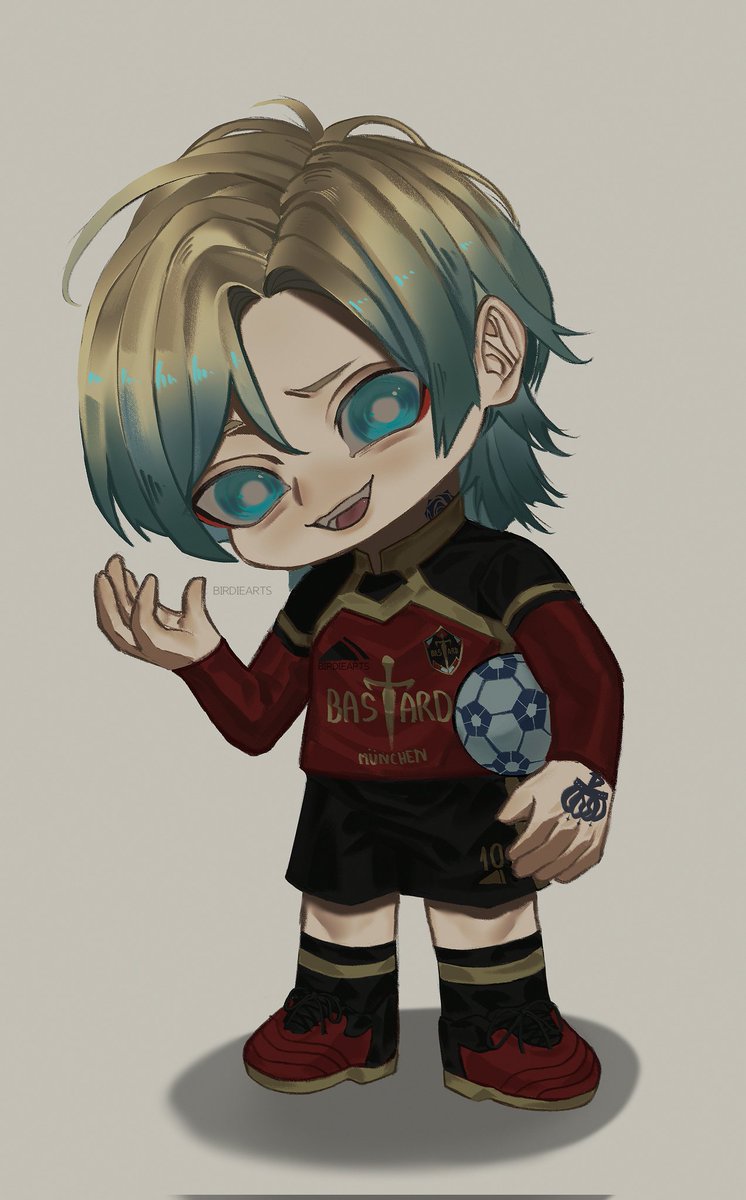 Birdiearts's tweet photo. Chibi Kaiser 
#Kaiser #bluelock https://t.co/zNDX2bytaQ