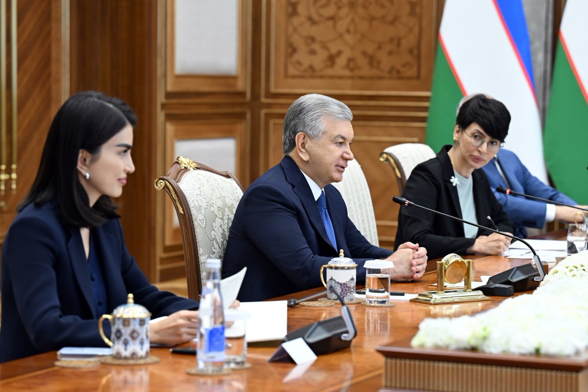 Shavkat Mirziyoyev's Press-service tweet media