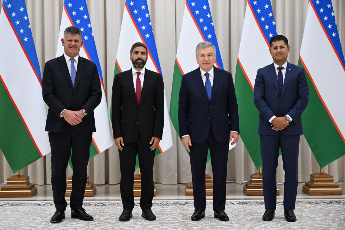 Shavkat Mirziyoyev's Press-service tweet media