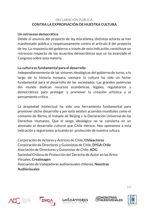 Chileactores tweet media