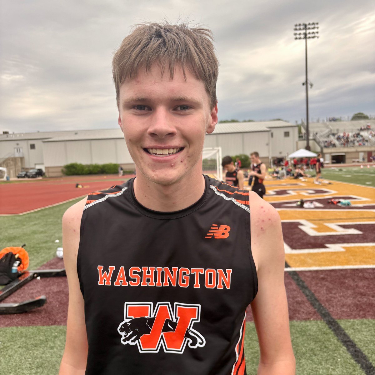wchstrackxcmen's tweet photo. Congrats to Cade Hahn who dropped his 4x800 split another second to 2:04. Great way to finish your last conference meet, Cade. On to Sectionals! https://t.co/EUGTXEu2mR
