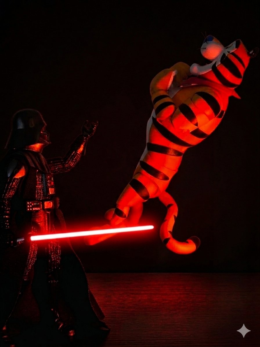 SuperangelGames's tweet photo. *breathes heavy* not so great are you?  #frostedflakes #starwars #jadatoys https://t.co/4pPhiJ5kvB
