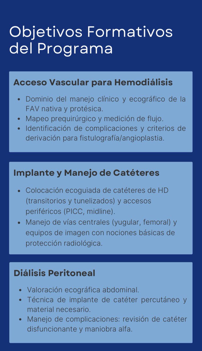 borismgc's tweet photo. Eso es el preceptorship: formación intensiva, práctica real y transmisión de experiencia en un entorno estructurado y de alta calidad.
Un programa diseñado para adquirir competencias clave con el objetivo de transformar la práctica clínica y mejorar la atención al paciente renal https://t.co/21zfiO7XL1