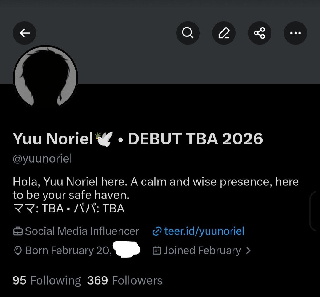 Yuu Noriel🕊️ • DEBUT TBA 2026 tweet media