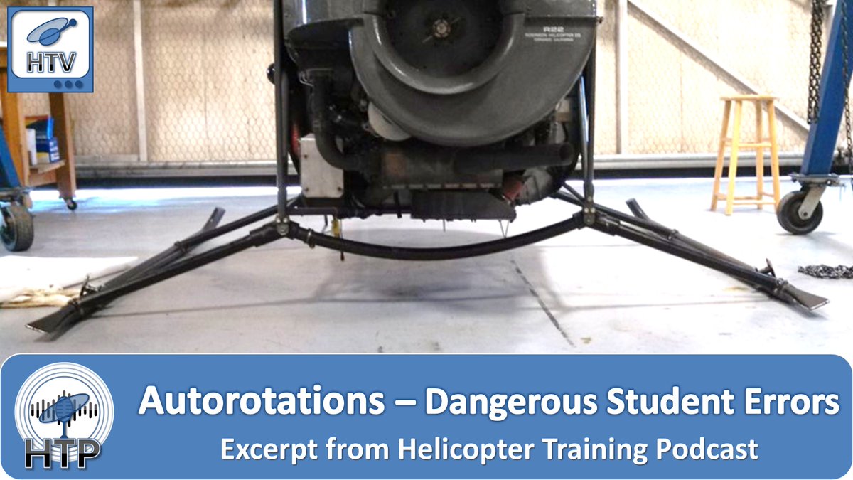 HeliTrainVids's tweet photo. 🚁 Autorotation Training https://t.co/xNbdAJExpi
Excerpt from Helicopter Training Podcast “Dangerous Student Errors” series. 
Covers techniques, tips &amp; accidents.  
Full series: https://t.co/U85jnvw6WG https://t.co/Fh1DiW4AKW