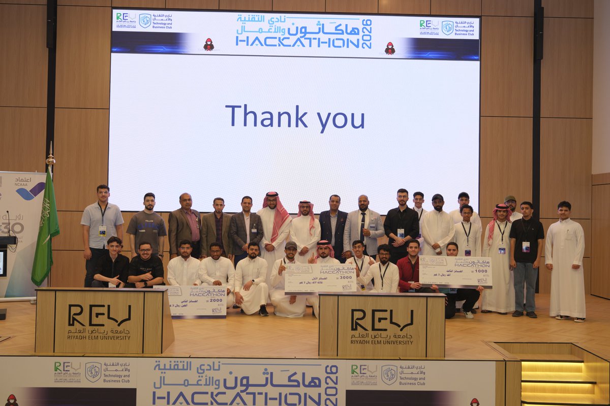RiyadhElmU's tweet photo. أقامت كلية التقنية والأعمال مسابقة الهاكاثون CTF (Capture The Flag) وسط تفاعل مميز من الطلبة، بهدف تنمية مهارات الأمن السيبراني واعدادهم لسوق العمل. وفي ختامها، كرّم عميد الكلية الفرق الفائزة بالمراكز الثلاثة الأولى تقديرًا لتميزهم.
#جامعة_رياض_العلم
#الأمن_السيبراني https://t.co/zYOPBWTsD0