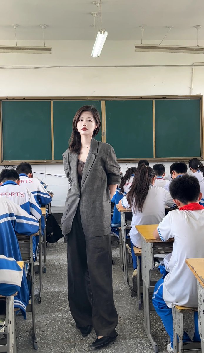 菏泽35岁的李老师，温柔又知性，黑板前一眼心动✨ https://t.co/6TiAbdxxHg