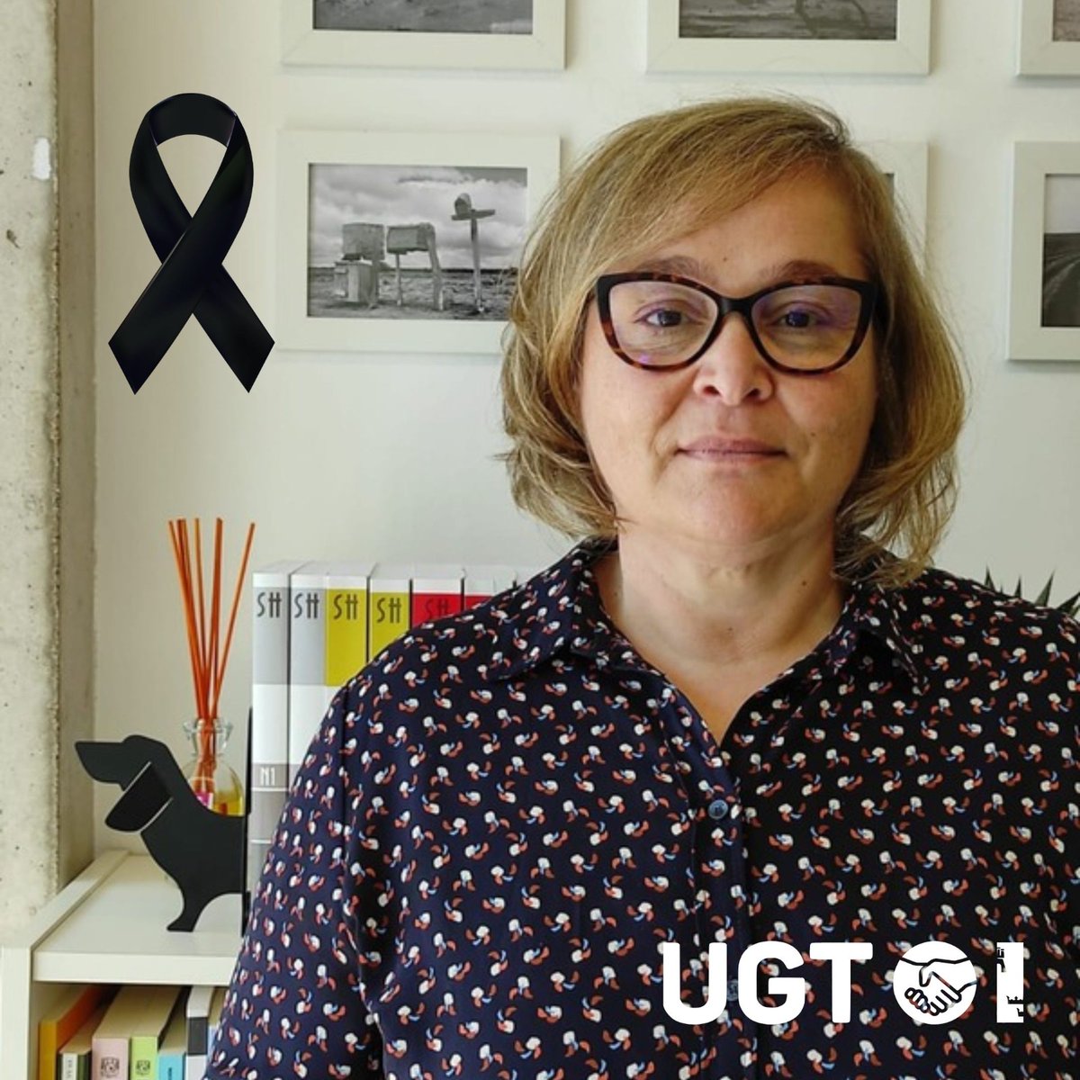UGTMurcia's tweet photo. Lamentamos tener que anunciar que ha fallecido nuestra compañera Elena Gadea, profesora de Sociología y delegada de UGT en @UMU. 
En nombre de nuestra Secretaria general queremos trasladar el cariño de todo el sindicato y nuestro más sincero pésame a su familia y amigos/as. https://t.co/0RDiDsgdiJ