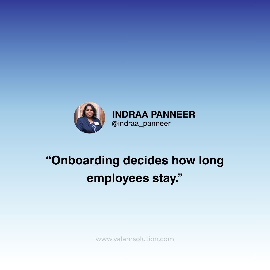 ValamSolutions's tweet photo. 📋 Onboarding decides how long employees stay.

#Onboarding #EmployeeExperience #HRInsights #EmployeeEngagement #WorkplaceCulture #TalentRetention #Leadership #HR #PeopleManagement #FutureOfWork #HiringStrategy #LinkedInIndia #indraapanneer #valamsolutions https://t.co/0OZlsAklL5