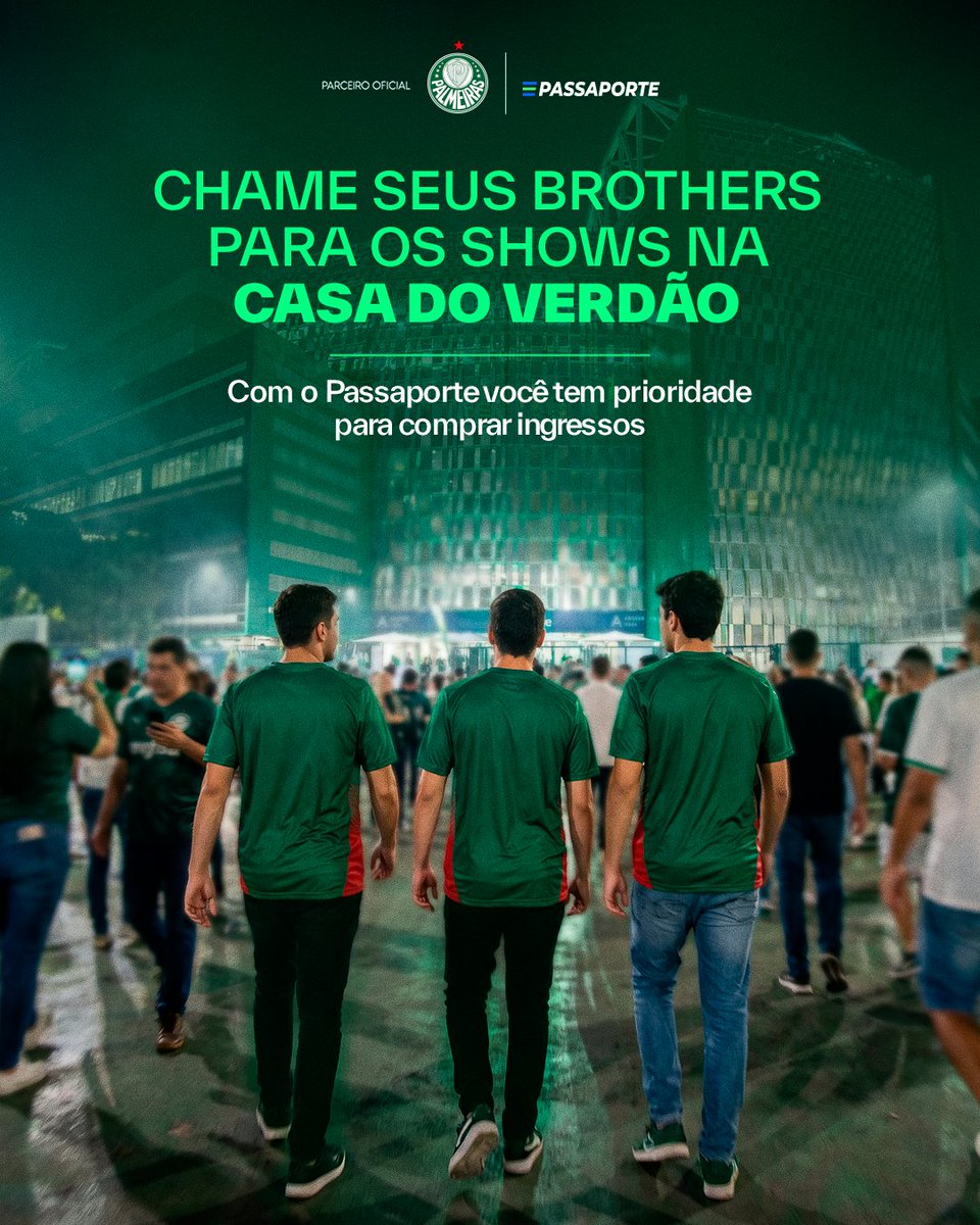 nubankparque's tweet photo. Na Casa do Verdão os shows são sempre memoráveis ✅

E com o Passaporte você tem PRIORIDADE NA COMPRA DE INGRESSOS para todos os show que rolam por aqui!

Isso mesmo, você não precisa entrar em filas de ingressos e sofrer com a falta deles, a prioridade é toda sua 🤩

Pra não perder esse benefício já sabe 📲 https://t.co/Rts6Gdnh9P