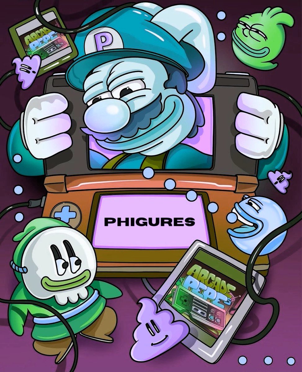 P H I G U R E S 🤝 ARCADE PEPES The seal of approval has been