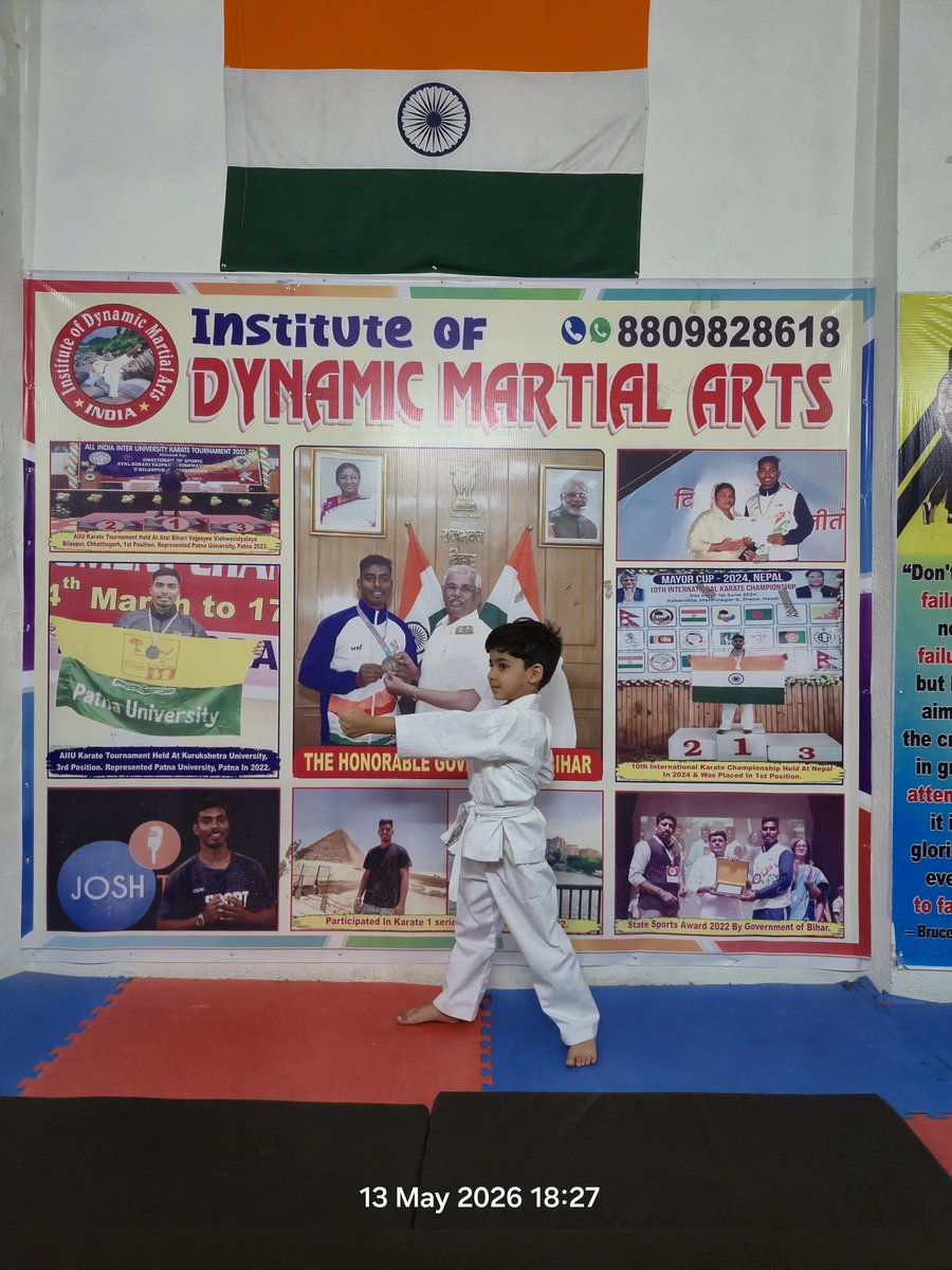 idma_india1's tweet photo. IDMA:- New Fighter RiVaaN SINGH 🥋
#FreeAdmissionForGirls #SpecialForKids https://t.co/0N9JwbQIwz