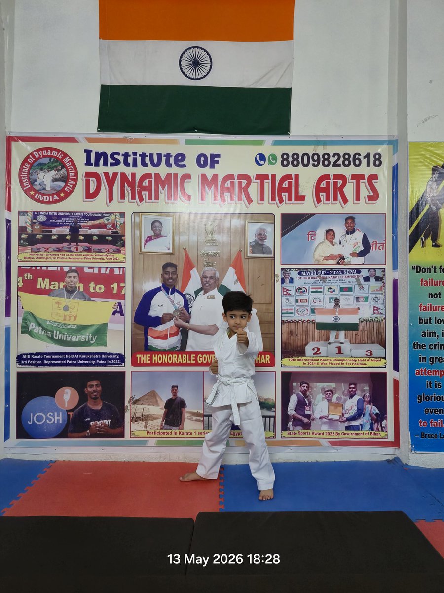 idma_india1's tweet photo. IDMA:- New Fighter RiVaaN SINGH 🥋
#FreeAdmissionForGirls #SpecialForKids https://t.co/0N9JwbQIwz