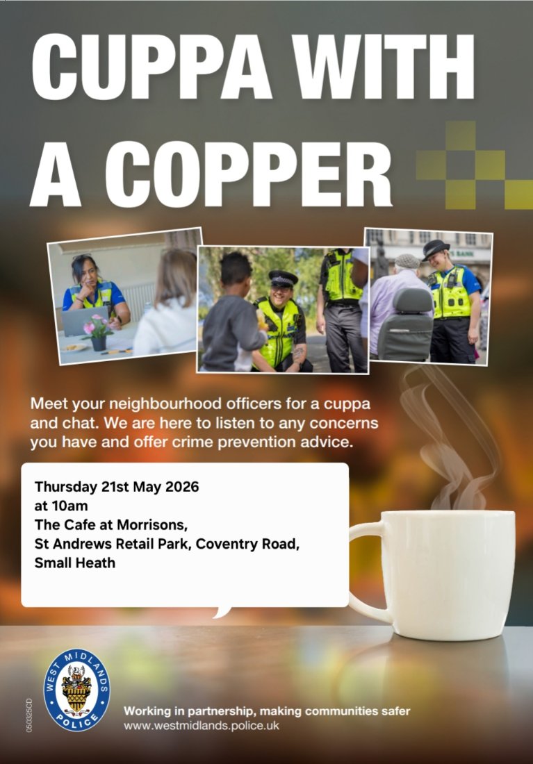 Small Heath & Highgate Police tweet media
