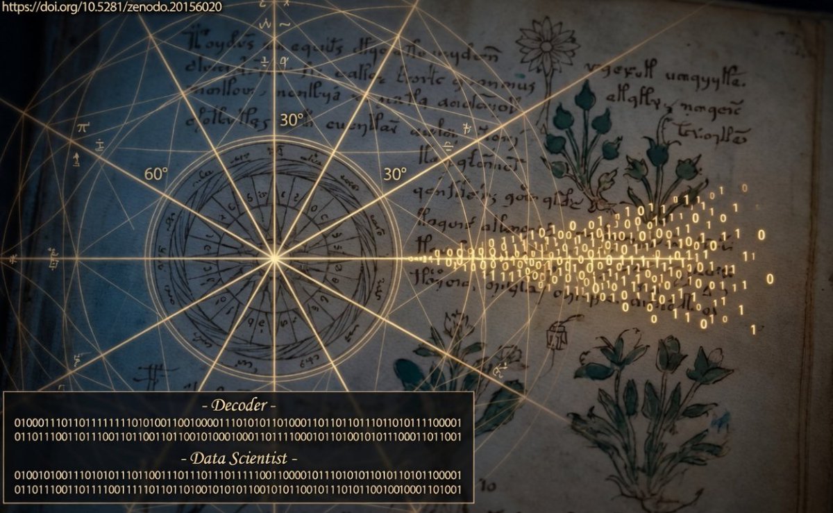 The__Renewables's tweet photo. BREAKING: The Voynich Manuscript is NOT a book—its a biochemical OS

CALL TO ACTION: We invite every researcher, cryptographer &amp; AI enthusiast to validate this protocol

LINK DOI: https://t.co/hdMwCM7ZiD

@yalepress @elonmusk @GoogleDeepMind @sama @lexfridman @yalelibrary

🌎🤝🌏 https://t.co/kkLdyiwf86