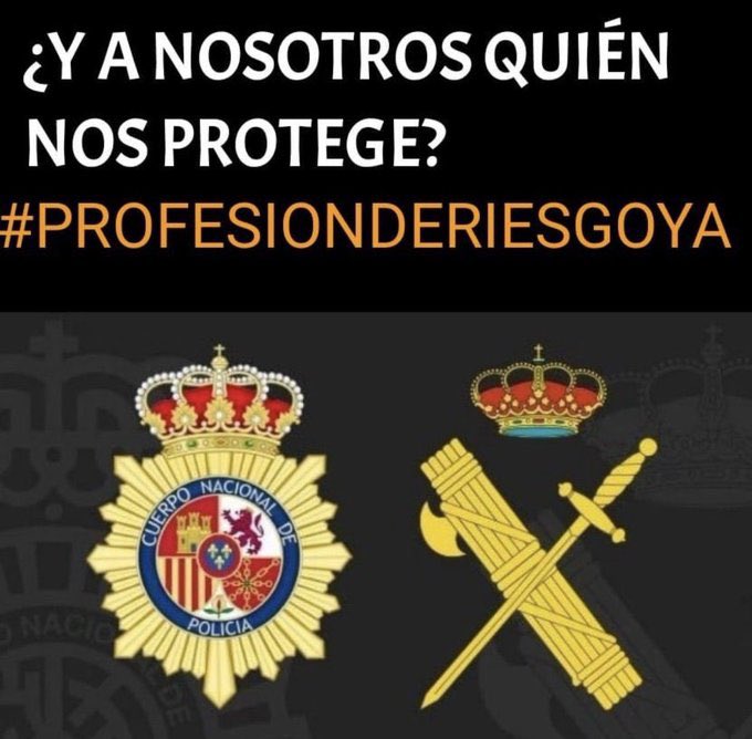 jaime_piqueras_'s tweet photo. @okdiario @Ras01764955 @guardiacivil y @policia 
@policia y @guardiacivil 
¿Para @interiorgob  Señorito patria #Marlaska, @PSOE: #GC y #CNP #TienenPrecio? 
https://t.co/3np3YDJuMG &amp; https://t.co/sjwMsENb0O
#ProfesionDeRiesgoYa 
@vox_es @Santi_ABASCAL con 
HUMILDAD ❤️ ética, disciplina y dignidad. https://t.co/Jww0JZWzPE