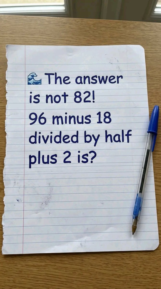 MaryamF12389's tweet photo. only sharp minds will get it right 🧠

Can you solve it without guessing???🤔 https://t.co/BP7BvnFIHL