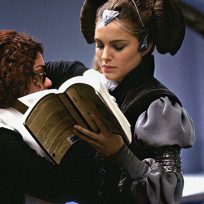 taskmasterfan's tweet photo. she IS padmé amidala https://t.co/B2obXQ7Ru9