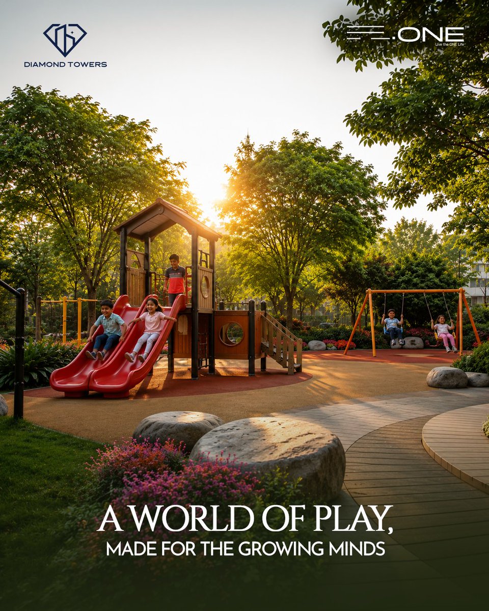 ronedtowers's tweet photo. A world thoughtfully designed for curious minds and boundless imagination.
Where every playful moment becomes a step towards growth, exploration, and wonder.
#ROneDiamondTowers #ronediamondtower #LuxuryLiving #hyderabad #FinancialDistrict #rone #LiveWorkshop https://t.co/laMhqsrnvq