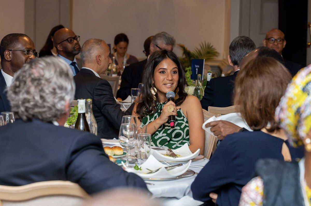 french_african's tweet photo. La French-African Foundation, en partenariat avec @GroupEcobank, a réuni un cercle restreint de hauts dirigeants et d’investisseurs à l’occasion du déjeuner privé « Africa Forward CEOs », organisé en marge du Sommet #AfricaForward.

Cette rencontre exclusive a offert un cadre propice à des échanges de haut niveau autour de l'accélération du commerce intra-africain et du renforcement des mécanismes de financement.

Nous souhaitons adresser nos chaleureux remerciements aux personnalités présentes lors de ces discussions, notamment @JeremyAwori, Directeur général d’Ecobank, @N_Forissier, Ministre du Commerce extérieur et de l’Attractivité de la France, @Diop_IFC, Directeur général de l’IFC, @MeneWamkele, Secrétaire général de la @AfCFTA, @honkabogo, Secrétaire du Cabinet chargé de l’Information, des Communications et de l’Économie numérique de la République du Kenya, @cinalawson, Ministre de l'Économie Numérique et de la Transformation Digitale du Togo, @RodolpheSaade, Président-directeur général de @CMACGM, @BernardFontana Directeur général d’@EDFofficiel, @Cheydema, Directrice générale d’@orange, @jptricoire, Président de @SchneiderElec, @moodewji, Directeur général de @MeTL_Group, @HassanHiridjee, CEO of @AxianGroup, Patrick Dupoux, Managing Director & Senior Partner chez @BCG, @rimi_aisha , Directrice générale de la Nigerian Investment Promotion Commission, aux membres de la coalition Africa France Impact Coalition ainsi que l’ensemble des participants ayant contribué à faire de ce déjeuner de haut niveau un moment d’échange riche de sens et d’impact.