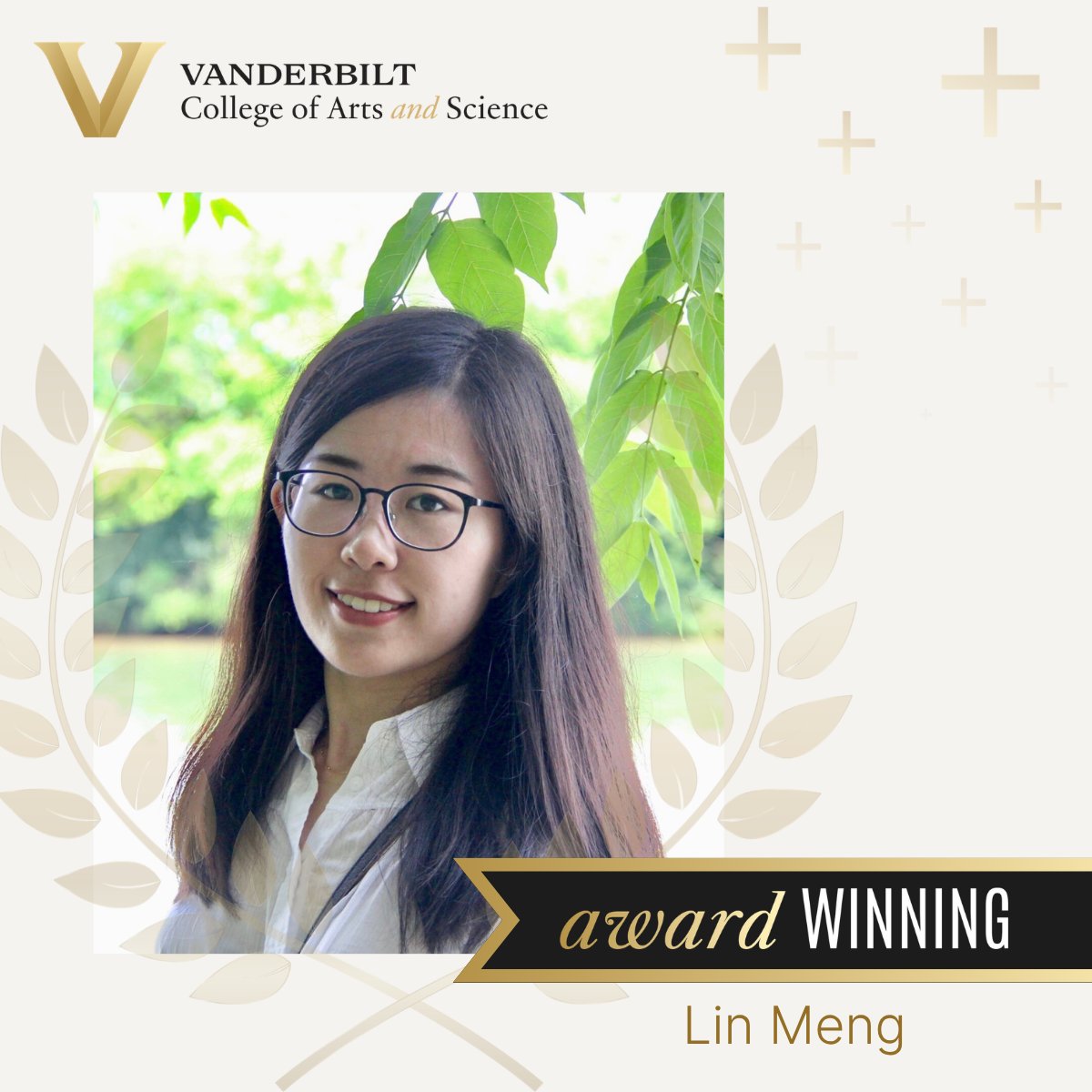 vuartsci's tweet photo. Congratulations to Assistant Professor @Linmengmet, who has been named an Early Career Fellow by @ESA_org. Her research shows how small shifts in vegetation, like earlier leaf production or longer pollen seasons, can have big impacts on urban life and public health. https://t.co/7pSyv8vQS7